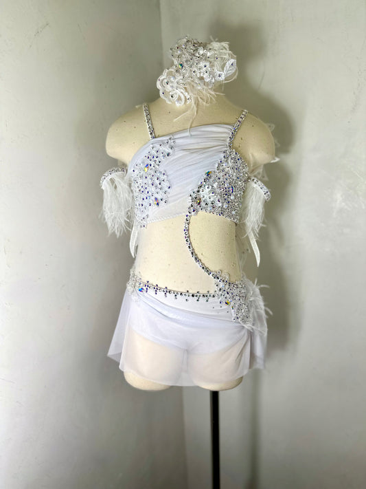 EDEN white  lyrical dance dance costume