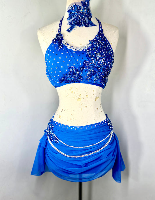 SKYLAR Sky Blue lyrical dance costume