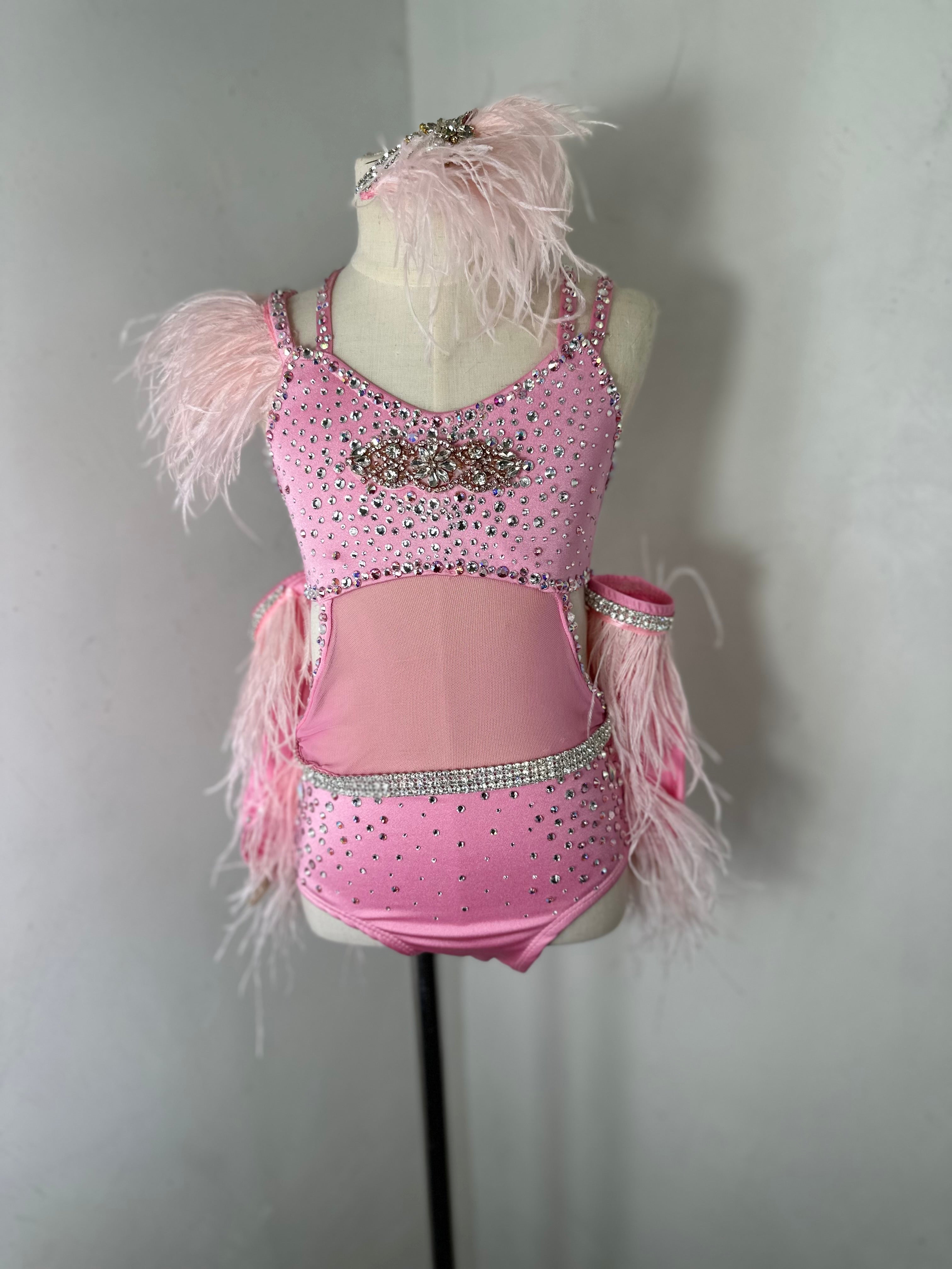 Pink jazz costume top