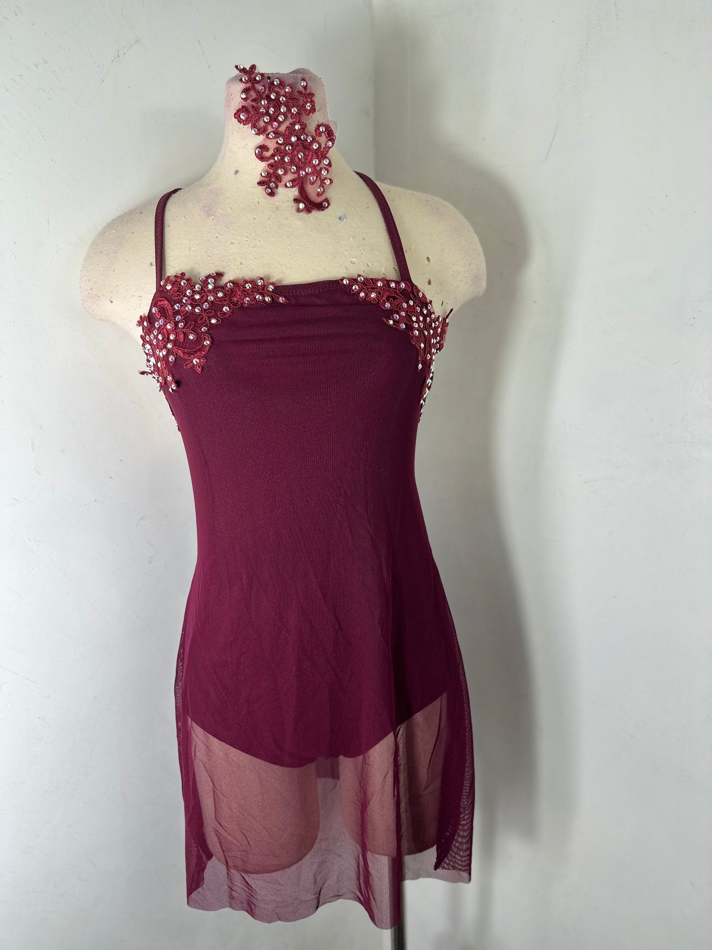 GRACE APPLIQUED DANCE DRESS