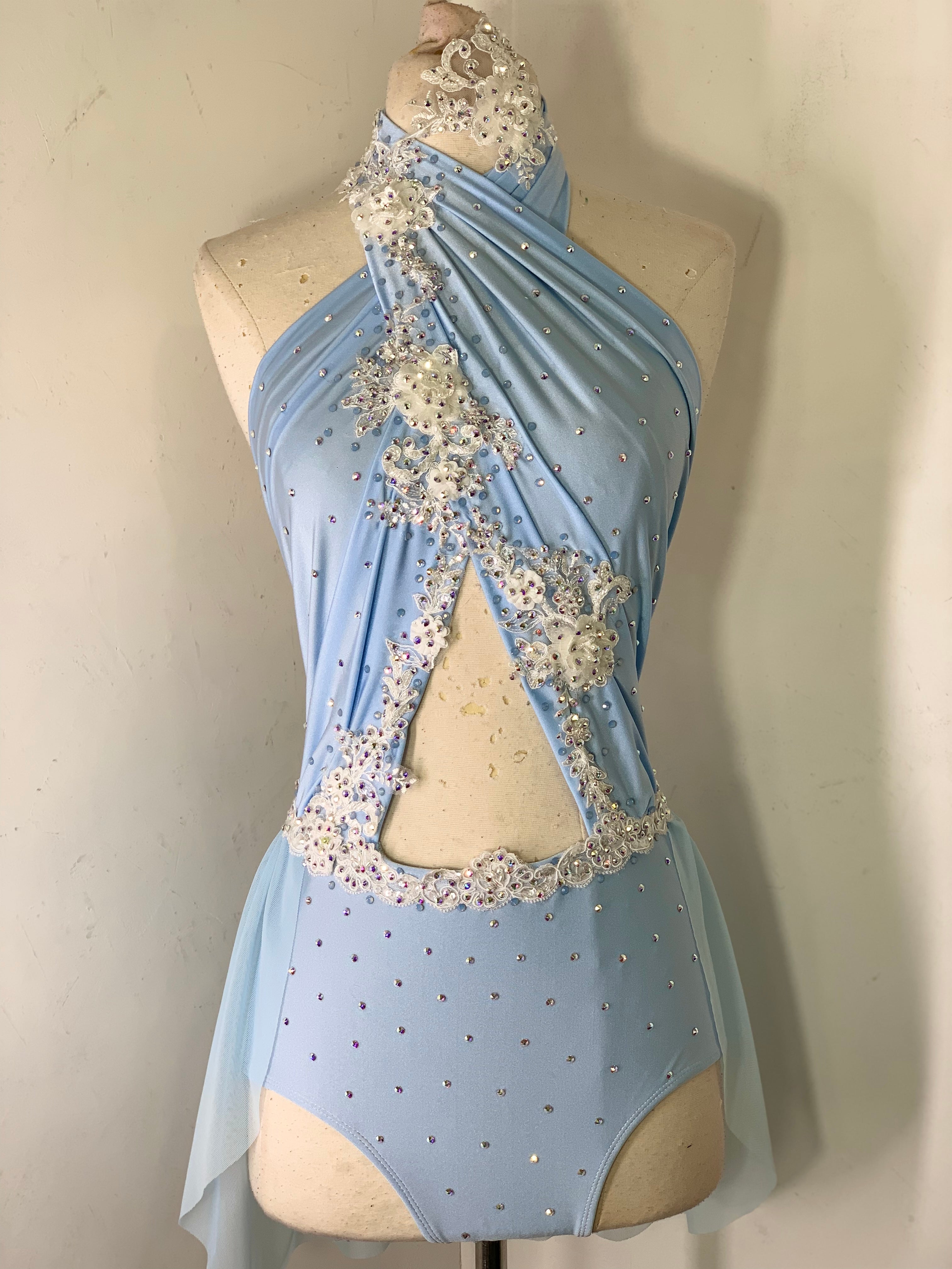 CHARLOTTE Lyrical halter dance costume